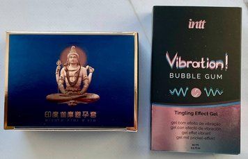 Комплект OLO Benefit 10 шт+Жидкий вибратор Intt Vibration Bubble Gum (15 мл) SOS3448 фото