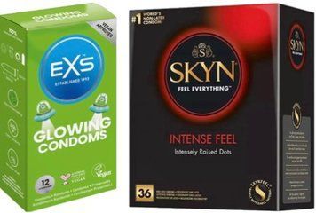 Набір з Skyn Intense feel 36 штук + EXS Glowing 12 штук SOS7886 фото