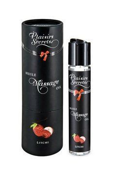 Масажна олія Plaisirs Secrets Litchi з афродизіаками, їстівна (59 мл) SO1835 фото