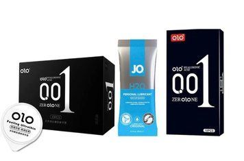 OLO Feeling Ultrathin (10 шт) , OLO Black 001 (10 шт) и Лубрикант System JO H2O &mdash; ORIGINAL (10 мл) в подарок SOS996 фото