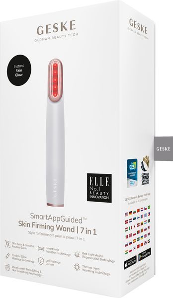 Устройство для укрепления и тонизации кожи лица с поворотной головкой GESKE Skin Firming Wand 7-1 starlight HB0445 фото