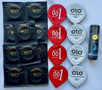Набір 18 штук Skyn, Olo + лубрикант pjur Aqua (30 мл) SOS4000 фото