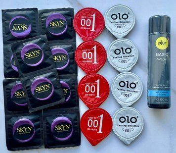 Набір 18 штук Skyn, Olo + лубрикант pjur Basic Waterbased (100 мл) SOS3995 фото