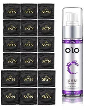Комплект: SKYN Original 18 шт. + OLO Smooth (60 мл) SOS11271 фото