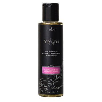 Масажна олія Sensuva &mdash; Sensuva - Me&You Pomegranate, Fig, Coconut & Plumeria (125 мл) з феромонами SO3214 фото