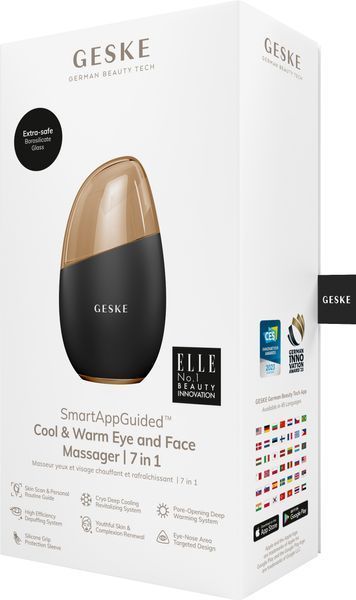 Массажер для лица GESKE Cool&Warm Eye and Face Massager 7в1 gray HB0287 фото