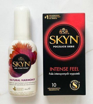 Комплект SKYN Intense Feel 10шт + Лубрикант Skyn Natural Harmony 80 мл SOS2089 фото