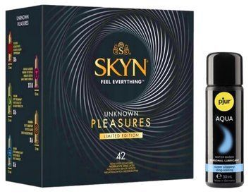 Комплект SKYN Pleasures 42 шт + Pjur Aqua 30 мл SOS13260 фото