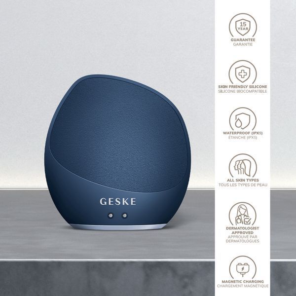 Ультразвуковая щетка для тела и интенсивный пилинг GESKE Sonic Body Brush&Intensive Exfoliator 7в1 midnight HB0356 фото