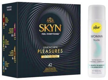 Комплект SKYN Pleasures 42 шт + Pjur Woman Nude 100 мл SOS13259 фото